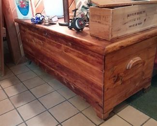 Large beautiful cedar chest in excellent shape. From 1924