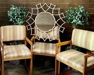 3 of 6 chairs, 1 of many mirrors