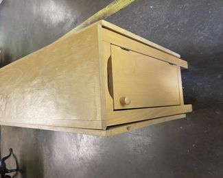 Small table expands to adorable dinette with 4 matching chairs which can be stored inside