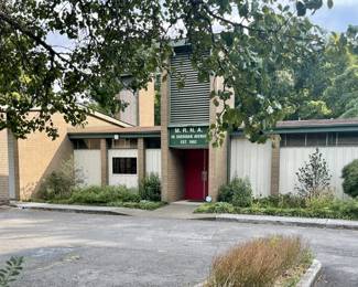 Building for Missionary Ridge Estate Sale - the old fire hall.  Three large rooms plus the fire engine bay are stocked full of estate sale items - huge inventory!  Enter through the Front Red Door.  Exit through the large bay on the left.   Door opens at 8 am, Sat, Sept 23.  Happy shopping!