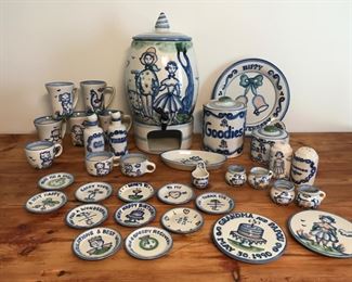 Huge selection of MA Hadley pottery - much more than pictured.