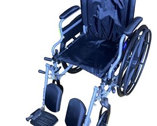 Medline wheelchair with foot and calf pads
