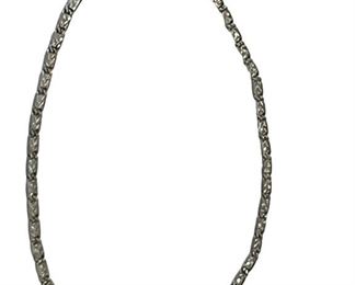 14K White Gold Bracelet