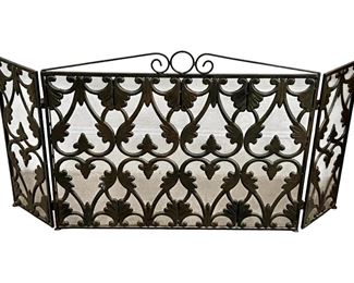 Metal Fireplace Screen