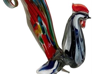 Art Glass Rooster