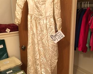 Vintage 1949 wedding dress