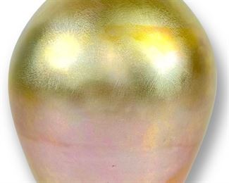 Rare Large Quezal Iridescent Art Glass Lamp Shade