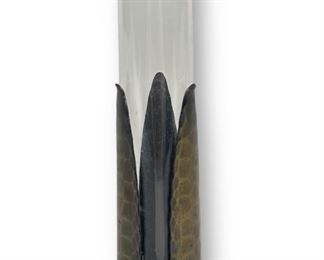 Roycroft Hammered Copper & Glass Bud Vase