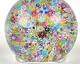 Baccarat Millefiori Zodiac Paperweight 1967