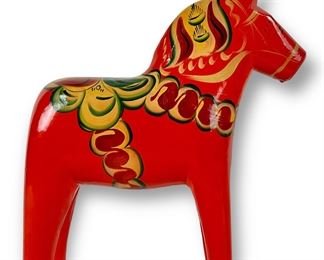 Large Nils Olsson Swedish Dala Horse