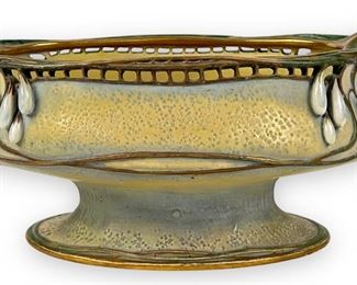 Paul Dachsel Turn Teplitz Amphora Ceramic Bowl