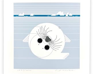 Charley Harper "Whitecoat" Serigraph