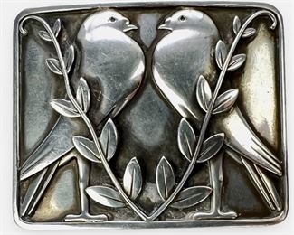 Georg Jensen Sterling Silver Belt Buckle No 68