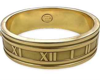 Tiffany & Co 18k Atlas Bangle Bracelet