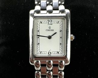 Ladies 18K White Gold Concord Veneto Quartz Watch