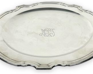 Tiffany & Co Sterling Silver Footed Tray
