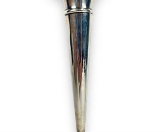 Cartier Weighted Sterling Silver 10 3/4" Vase