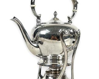 Sterling Silver Samovar Teapot & Warmer