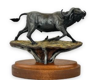 Fred Boyer 'Water Buffalo' Bronze