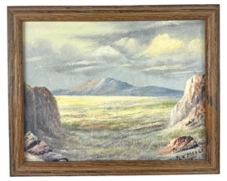 John "Tex" Moore Oil on Canvas