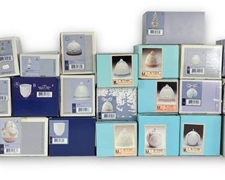 (24) Large Lot of Lladro Bells & Ornaments