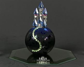 (3) Swarovski Crystal Paperweights