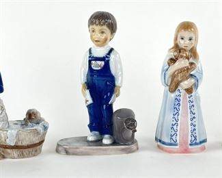 (4) Bing & Grondahl Porcelain Figurines