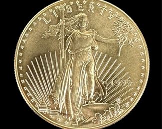 1999 Gem Uncirculated US $50 .999 Gold Eagle