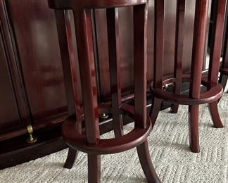 Rosewood Bar and stools