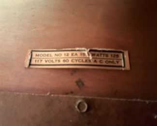 Vintage Capehart Record Player cabinet