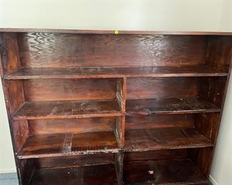 Wood bookcase