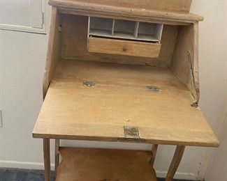 Vintage wood desk
