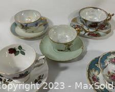 wvintage teacups and saucers haviland royal grafton and more4561 t