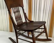 wvintage wood rocking chair4141 t
