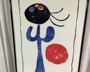 wframed print of joan miro woodcut4081 t