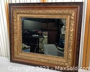 wornate framed wall mirror4131 t
