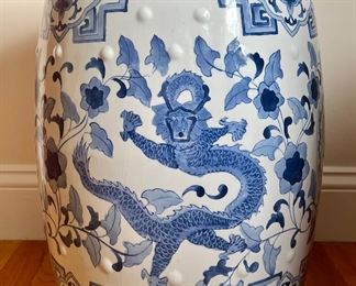 Garden Stool with Dragon