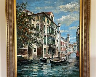 Oil on Canvas, Signed C. Miller