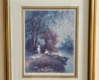 "Spring Romance" Lithograph, Signed Hyun B. Yoo