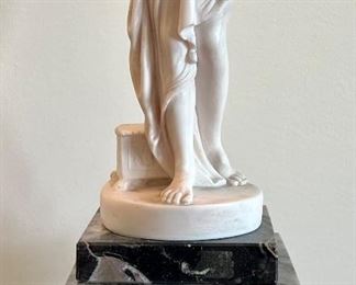 G. Ruggeri Sculpture (Italy) on Marble Pedestal