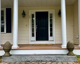 (2) Pineapple Finials