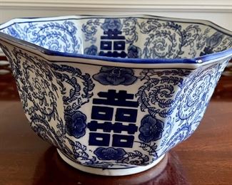 Blue & White Decorative Bowl