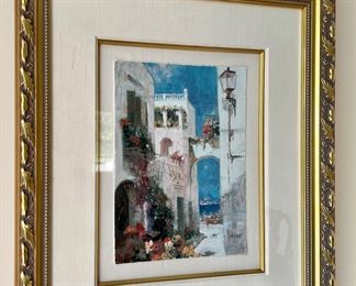 "Colorful Pathway" Giclee, Signed Pino 191/495