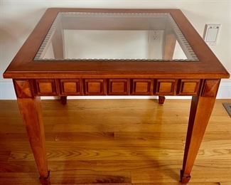 Glass Side Table