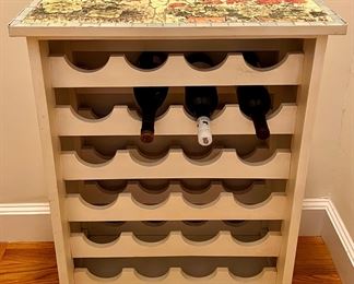 Mosaic Tile Wine Rack