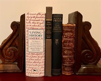 Assorted Books & Bookends