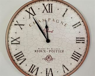 Champagne Wall Clock