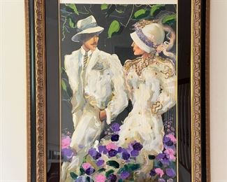 "Man & Women," Giclee - Signed Otto Aguilar