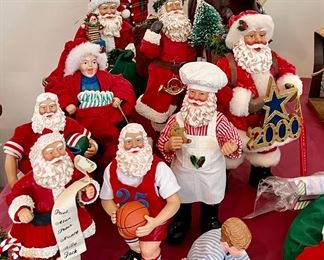 Assorted Santa Claus's