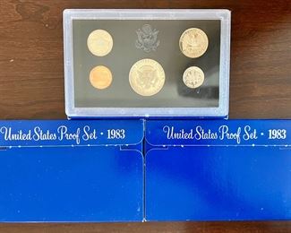 (3) 1983 United States Proof Sets